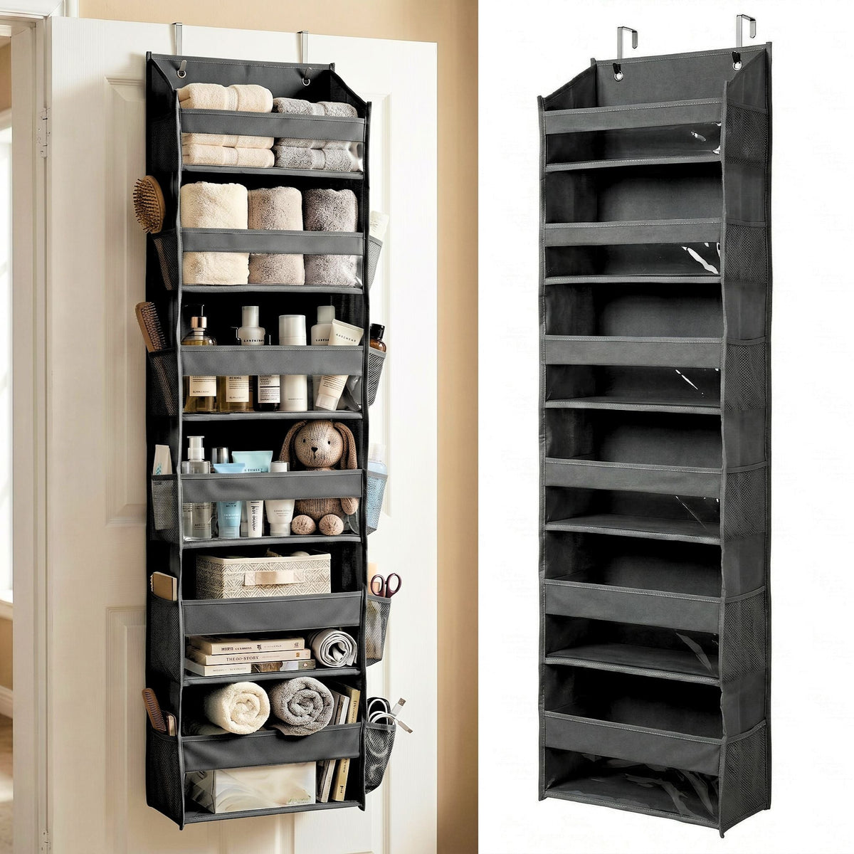🔥 TODAY’S SPECIAL OFFER | UNITEM® Over the Door Organizer with Pockets for Bedroom, Bathroom, Nursery & Closet Storage